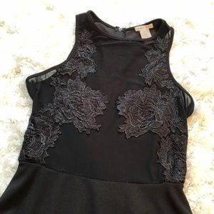 Skater Dress Mesh Bodice